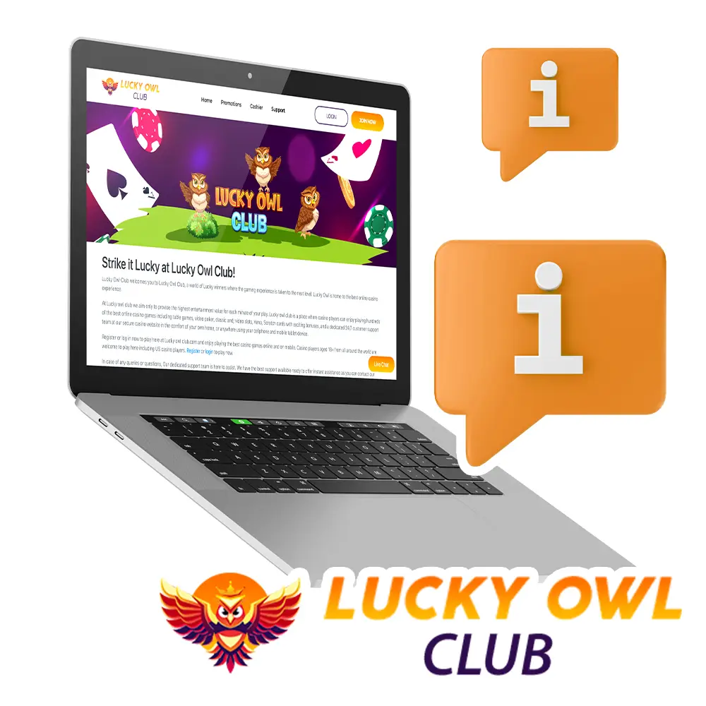 About Lucky Owl Casino learn more about who we are.